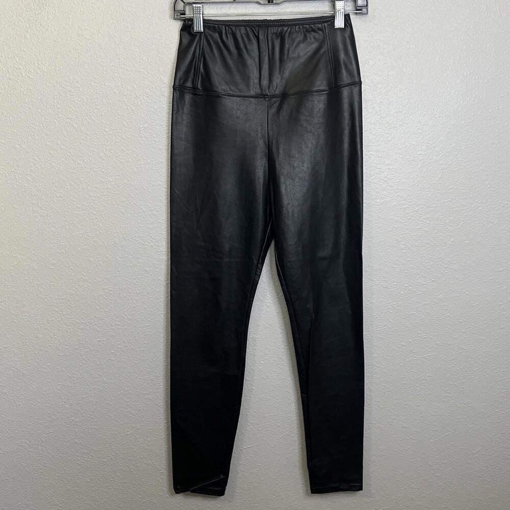 Aritzia Wilfred Free Faux Leather Legging Black Size Medium